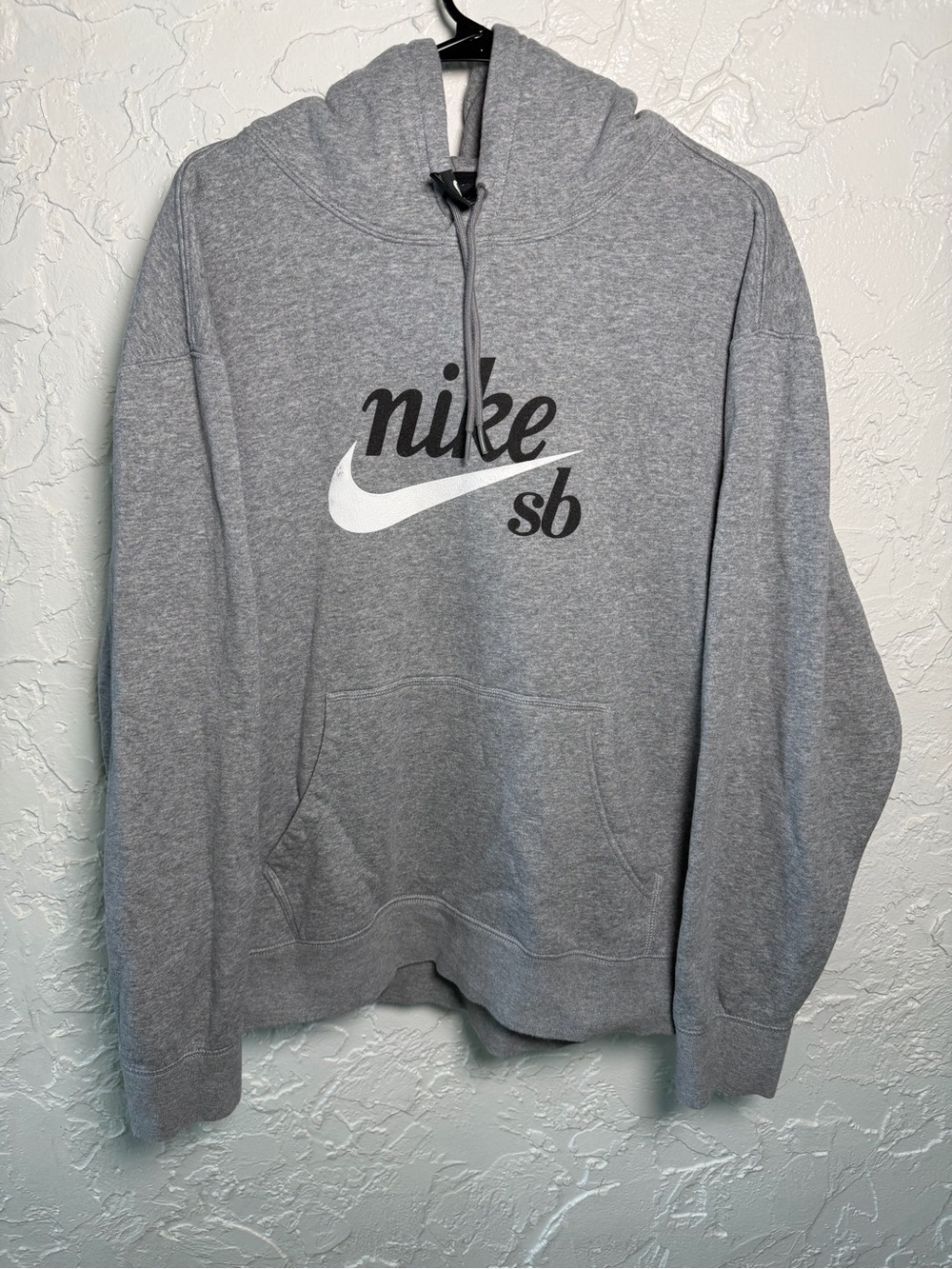 Nike Gray SB Logo Pullover Hoodie